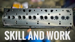 Cylinder head repair and skills is live [upl. by Accebar]