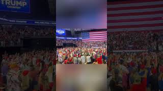 For the record THIS IS THE LOUDEST TRUMP RALLY EVER Philadelphia is on 🔥 trumprallypa [upl. by Hcirteid]