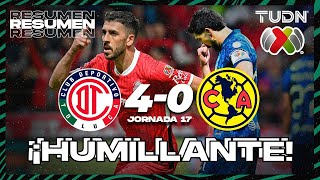 HIGHLIGHTS  Toluca 40 América  Liga Mx AP2024  J16  TUDN [upl. by Liris]