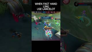 When my fast hands play Lancelot mlbb gamingcommunity mlbbcreatorcamp [upl. by Marylee]