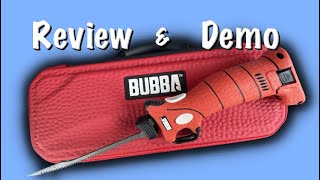 BUBBA Blade Lithium Ion Cordless Fillet Knife Review [upl. by Attaynik758]