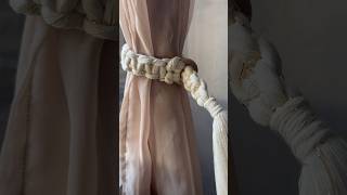 Sujetador para cortinas de macramé 🧵 macrametutorial [upl. by Cartan]