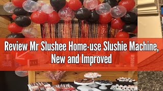 Review Mr Slushee Homeuse Slushie Machine New and Improved Countertop Slushy Maker for Kitchen 34 [upl. by Nnaoj]