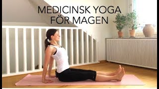 Medicinsk yoga för magen  IBS symptom amp matsmältningen  Annas yoga studio [upl. by Jabe]