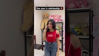 One month vs one year in relationship🥰👹 shorts youtubeshorts viralshort [upl. by Ancalin272]