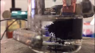 Graphite exfoliation time lapse  SEE lab [upl. by Eedahs207]