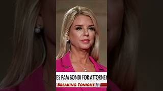 Pam Bondi appointed AG of USA [upl. by Pinsky]