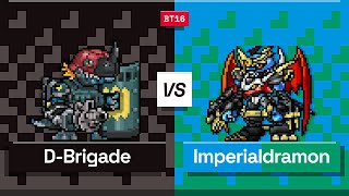 Digimon TCG DBrigade vs Imperialdramon BT16 Match [upl. by Irab603]