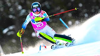 Atle Lie MCGRATH  Winner  Slalom Run 1  Wengen SUI  2024 [upl. by Diarmuid161]