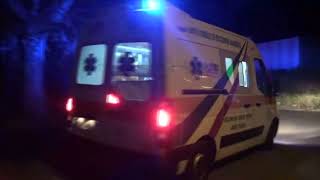 Ambulanza 1004 e Automedica ALFA2 Croce Verde Arma Taggia  ILEAF Grifo01 [upl. by Garda]