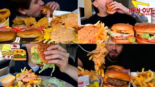 ASMR BEST EATING INNOUT MUKBANG VIDEO COMPILATIONS  TASTY BITES MUKBANG FOODS  FOODUSBANG [upl. by Nomead]