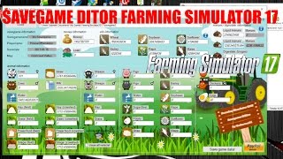 Savegame Editor Farming Simulator 2017 [upl. by Hizar855]