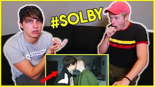 REACTING TO STRANGE SAM AND COLBY EDITS  Colby Brock [upl. by Aneleve]