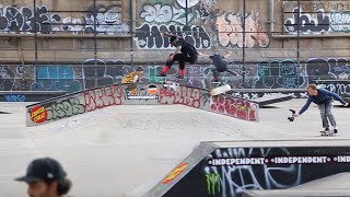 SKATEGOAT DESTROYS LES SKATEPARK IN NEW YORK CITY [upl. by Ztirf]