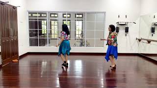 Stuck on You 3T SOY3T Line Dance Choreographer Katarina Sherrina Marchy Susilani Abadi Haria [upl. by Gladdie]