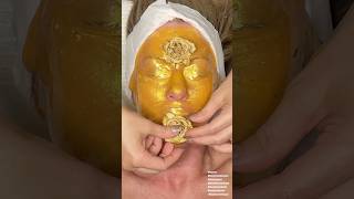 ASMR Facial Golden Jelly Mask [upl. by Kier751]