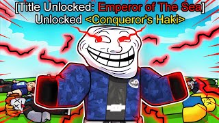 Unlocking CONQUERORS HAKI In Blox Fruits [upl. by Enyahc832]