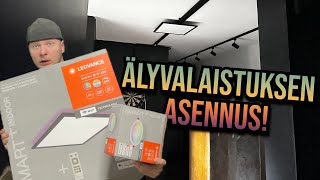 ASENNETAAN OMAKOTITALOON ÄLYVALAISTUS [upl. by Mazman]