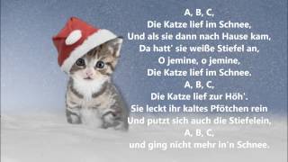 ABC die Katze lief im Schnee instrumental [upl. by Rainie]