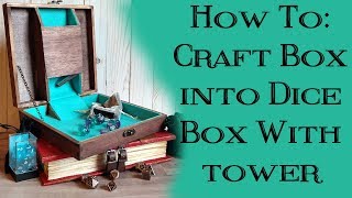 Complete HowTo Make a Travel Dice Box with BuiltIn Tower [upl. by Lenssen938]