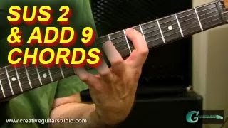 GUITAR THEORY The Jumbo Sound of Sus2 amp Add9 Chords [upl. by Hickie]