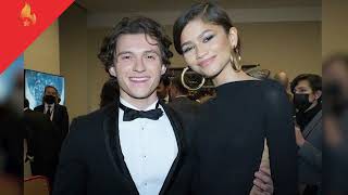 Tom Holland and Zendaya Share a Sweet Moment at Romeo amp Juliet Press Night [upl. by Ellehcyt]