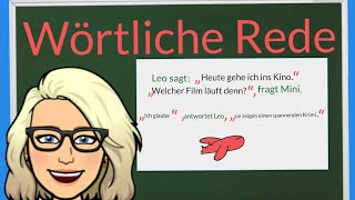 Wörtliche Rede  Satzzeichen einfach erklärt  Deutsch lernen  Anführungszeichen  Grammatik [upl. by Sterne]