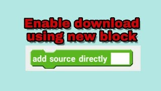 Enable download using add source directly [upl. by Pauly]