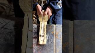 The process of making spoons from bamboo stems [upl. by Nelie945]