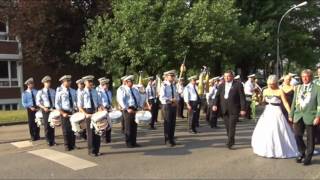 Schützenfest in Grevenbroich  Südstadt 2017 Regimentsabnahme 20Juni 2017 [upl. by Jasmin190]