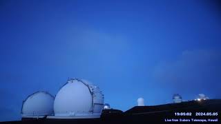 RecMaunaKea 2024 0505 1853 0505 HST Eta Aquariids special livestream day 3 [upl. by Ahsenrad]