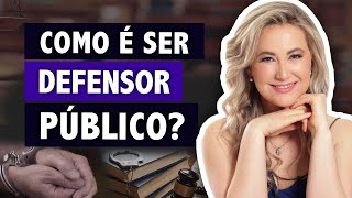 O que faz o DEFENSOR PÚBLICO Qual é a função da Defensoria Pública [upl. by Elana]