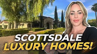 Tour Scottsdale Arizona Most EXCLUSIVE Luxury Estates in Paradise Valley Living In Scottsdale AZ [upl. by Ethyl]