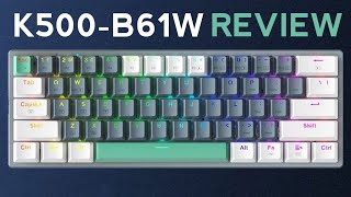 Machenike K500B61W Review Budget 60 Trimod Mechanical Keyboard 2024 [upl. by Ayotl288]