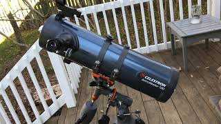 Basics of the Celestron AstroMaster 130 [upl. by Ahasuerus76]