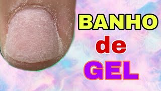 Como Fazer Banho De Gel Simples e rápido [upl. by Orianna]