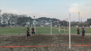 vídeo de 2 min de un partido de voleibol playero [upl. by Anaili82]