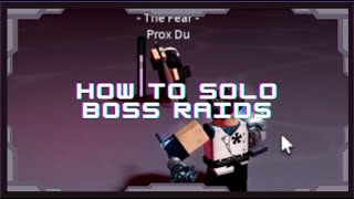 How to Solo Boss Raids Type Soul [upl. by Apurk796]