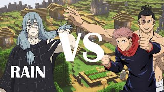 Mahito Me VS Aoi Todo amp Yuji Itadori  Jujutsu Kaisen Minecraft [upl. by Corabella]