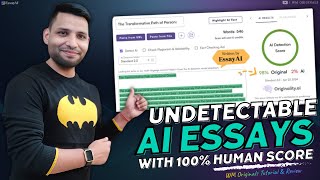 How to Write Humanlike Essays and Bypass AI Detectors Like Turnitin GPTZero and More  Essay AI [upl. by Joelynn1]