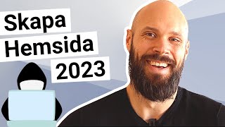 SKAPA HEMSIDA med Wordpress 2023  Bygga hemsida med egen domän Komplett Guide [upl. by Derf]