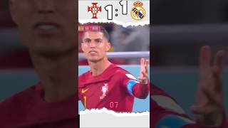 Portugal vs Real Madrid World Cup 2026 Ronaldo vs Ronaldo but who is the legend ronaldo sports [upl. by Sajet91]