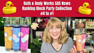 Bath amp Body Works SAS News  Ranking Block Party Collection 4 to 1 [upl. by Amhsirak]