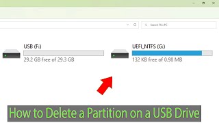 How to Fix USB Flash Drive Has Multiple Partitions [upl. by Eissej]