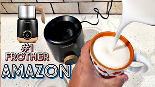 Best Milk Frother On Amazon Amzchef Milk Frother [upl. by Ennaed]