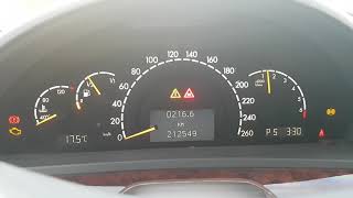 W220 s500 E85 cold start [upl. by Konstanze]