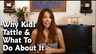 Tattling vs Telling Why Kids Tattle And What To Do About It [upl. by Monteria610]