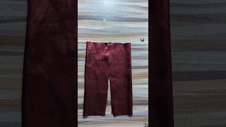 Easy Plazo Cutting Tutorial in under 30 sec shorts youtubshorts trendingshorts diy [upl. by Esinad]