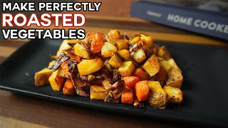 4 cooking tips to make Perfect Roasted Vegetables [upl. by Nelrac]