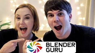 From Youtuber to full time business owner  A conversation with my brother BlenderGuru [upl. by Anaitak]